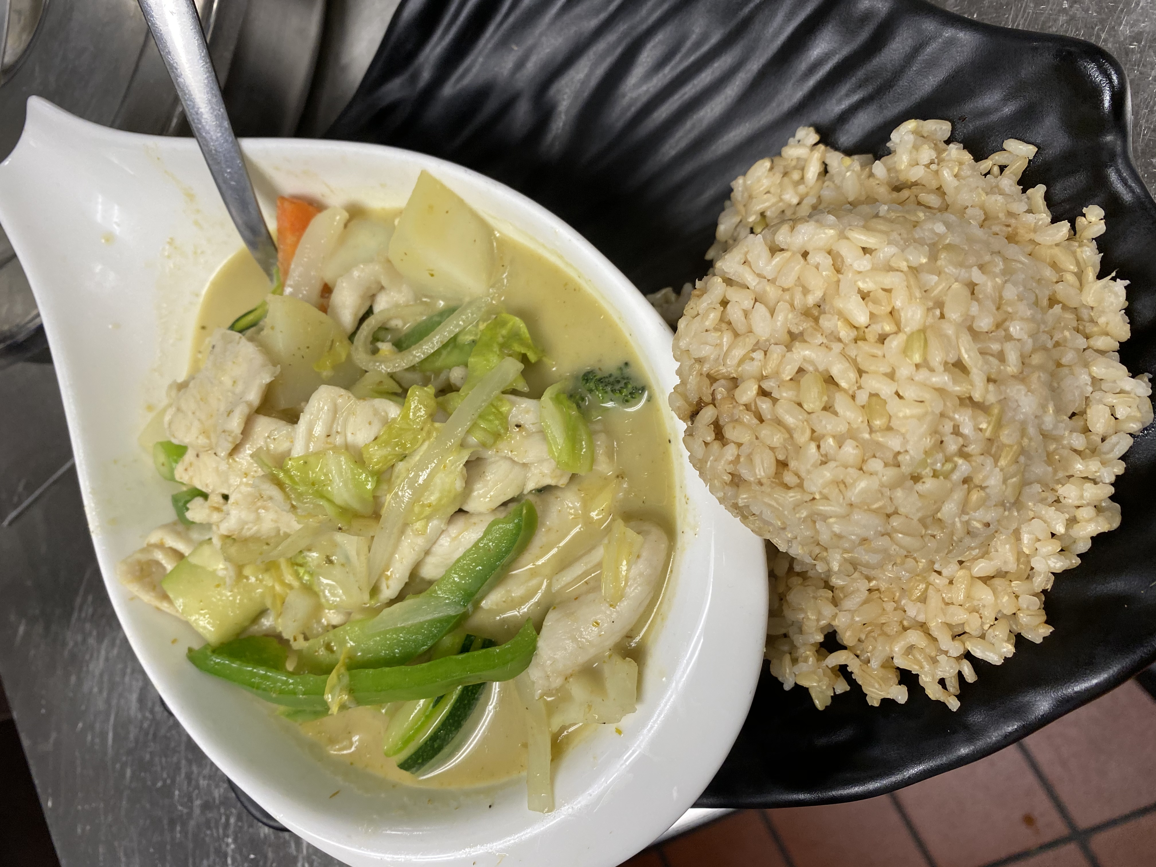 Order Thai Green Curry food online from Typhoon Noodle store, Asheville on bringmethat.com