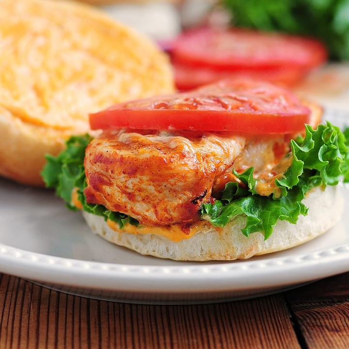 Order Grilled Buffalo Chicken Sandwich food online from Mrs. P and Me store, Mount Prospect on bringmethat.com