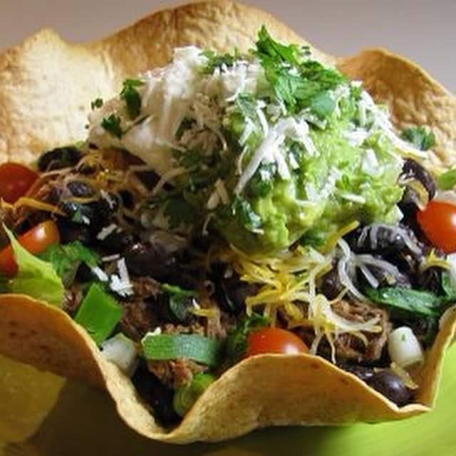 Order TACO SALAD food online from Bandido Hideout store, Albuquerque on bringmethat.com