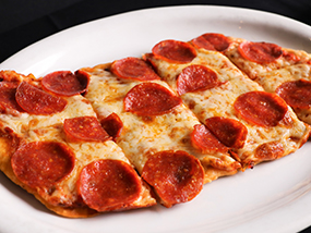 Order Pepperoni Flatbread Pizza food online from Port Restaurant & Bar store, Corona Del Mar on bringmethat.com