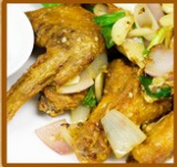 Order A6. Canh GA Chien BO (6) food online from Pho & More Restaurant store, Houston on bringmethat.com