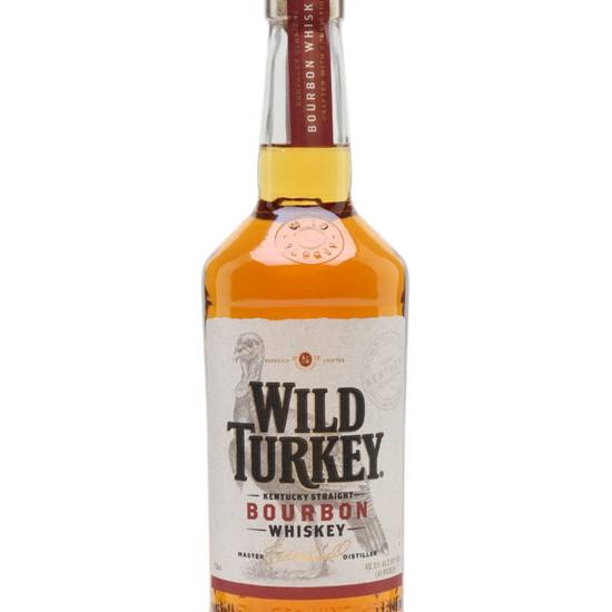 Order Wild Turkey Bourben Whiskey - 750 ml food online from Rowland Heights Liquor store, Rowland Heights on bringmethat.com