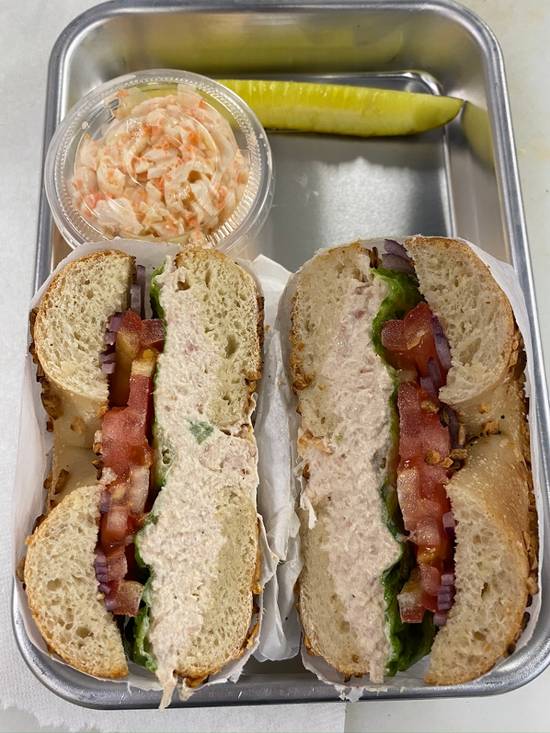 Order Tuna Sandwich food online from Brooklyn Bagel & Deli store, Atlanta on bringmethat.com