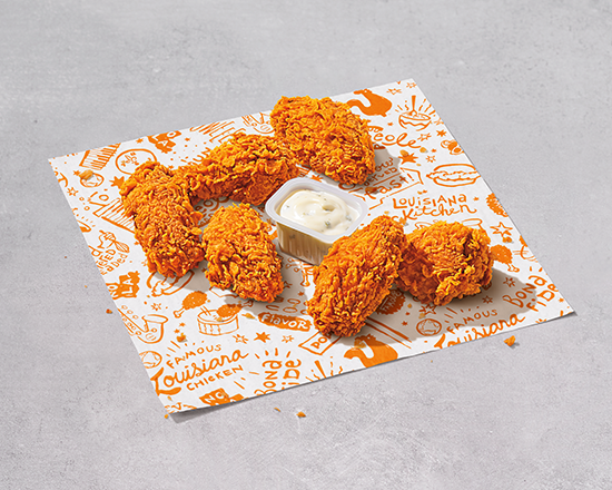 Order NEW 6PC Ghost Pepper Wings food online from Popeyes store, Mocksville on bringmethat.com