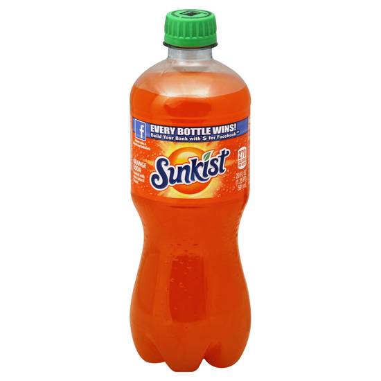 Order Sunkist Soda Orange (20 oz) food online from Rite Aid store, PITTSBURGH on bringmethat.com