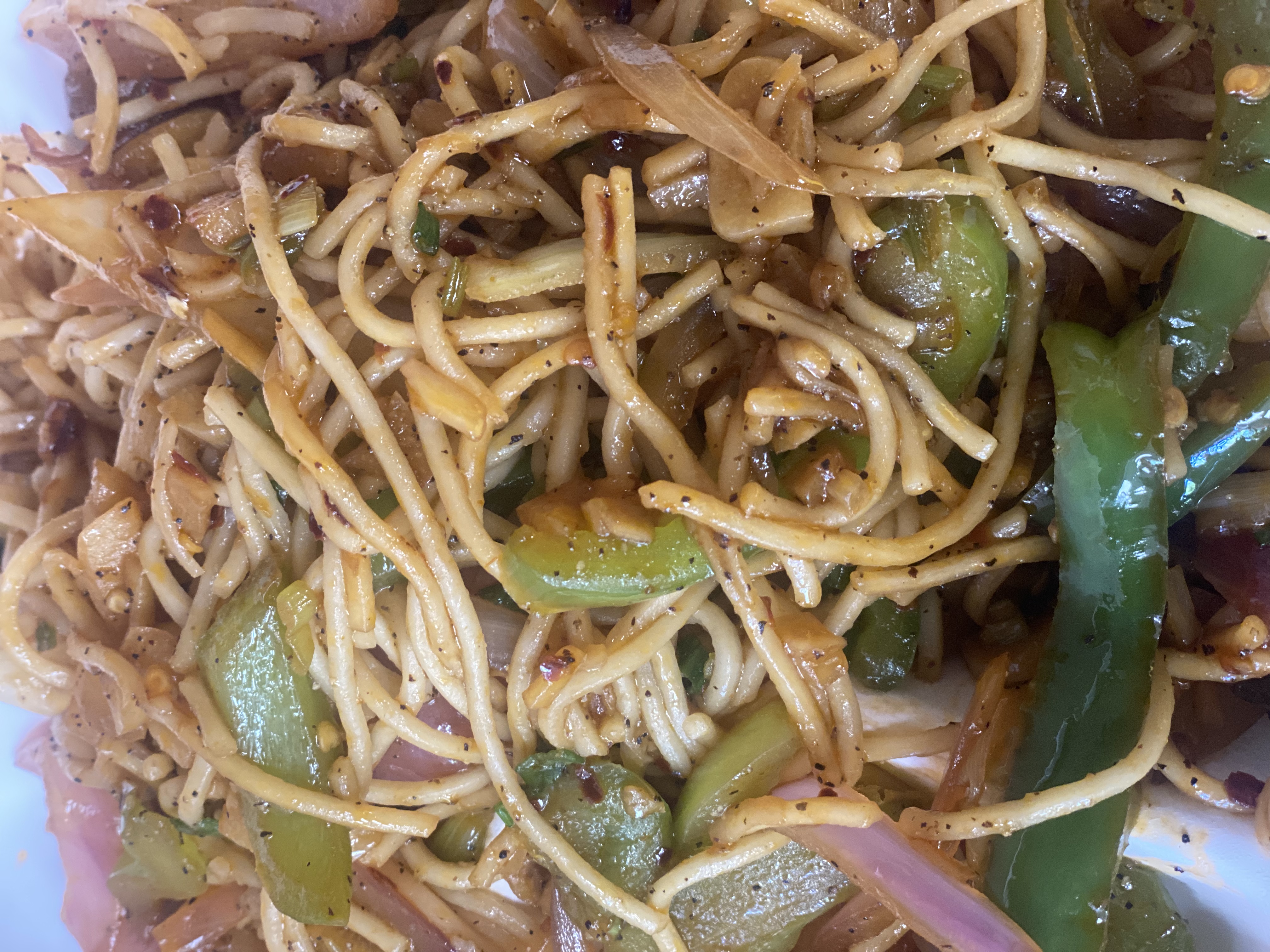 Order Veg chowmein  food online from Saattvik Indian Dhaba store, Fremont on bringmethat.com