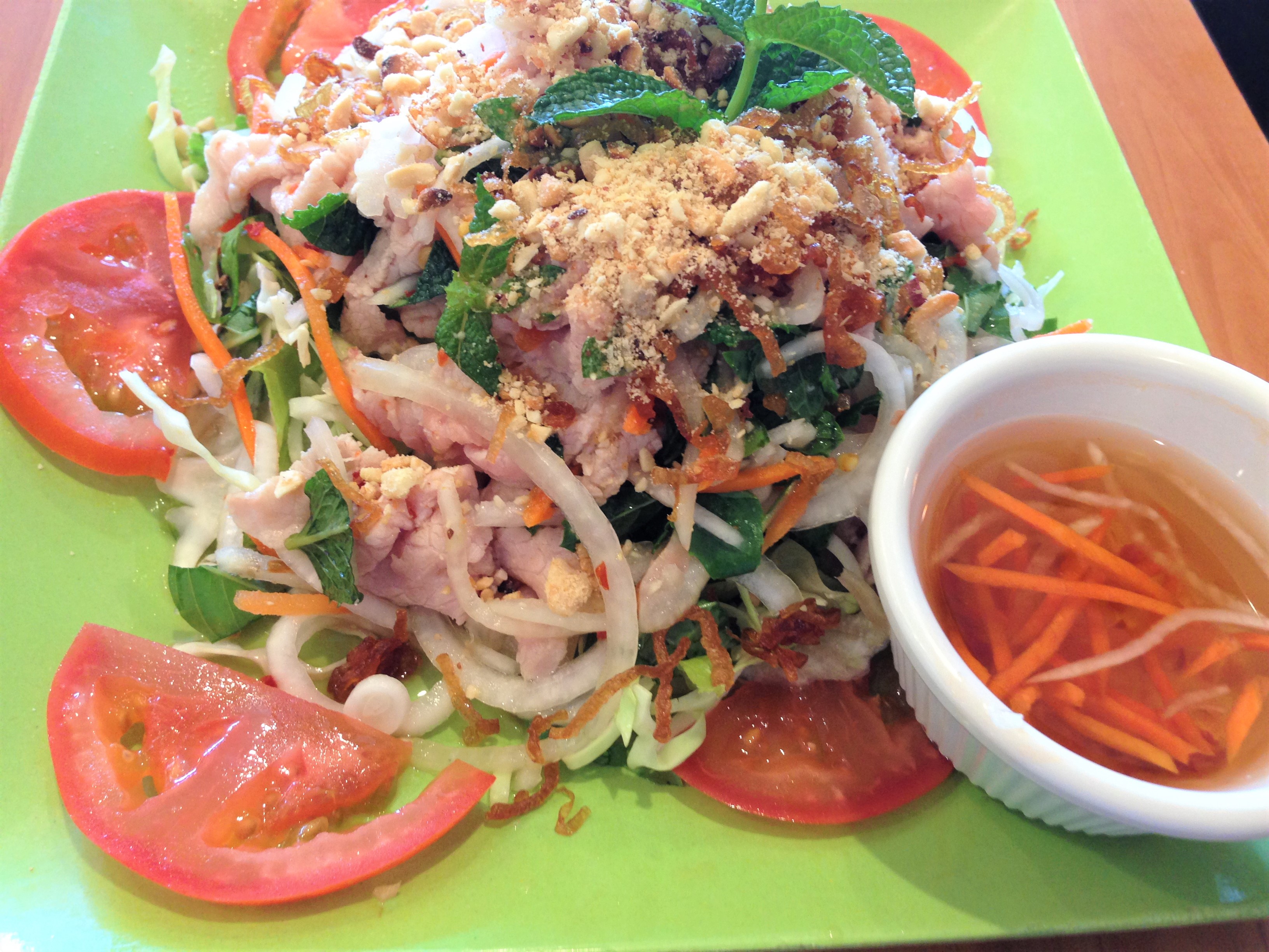 Order A19. Rare Steak Salad food online from Pho Saigon Express store, Escondido on bringmethat.com