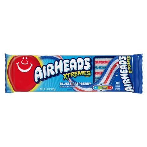 Order Airheads Xtremes Bluest Raspberry Tray 3oz food online from 7-Eleven store, San Antonio on bringmethat.com