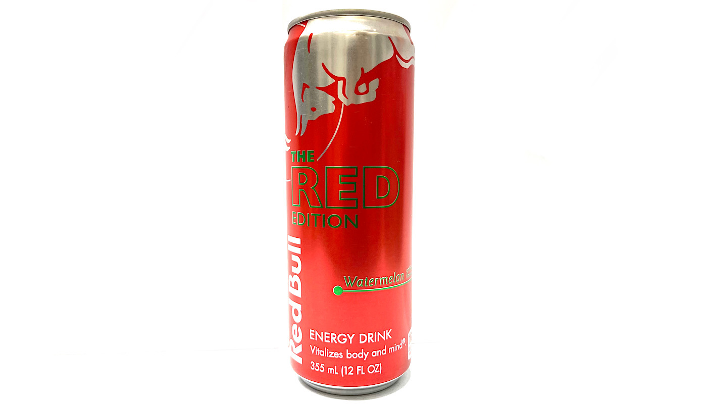 Order REDBULL THE RED EDITION WATERMELON 12oz CAN food online from K-Town Beer & Wine Food Mart store, Los Angeles on bringmethat.com