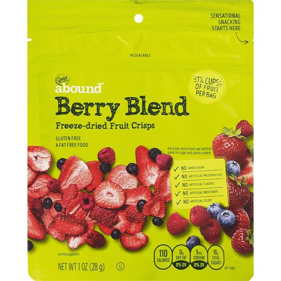 Order Gold Emblem Abound Berry Blend Freeze-Dried Fruit Crisps, 1 OZ food online from CVS store, LYNCHBURG on bringmethat.com