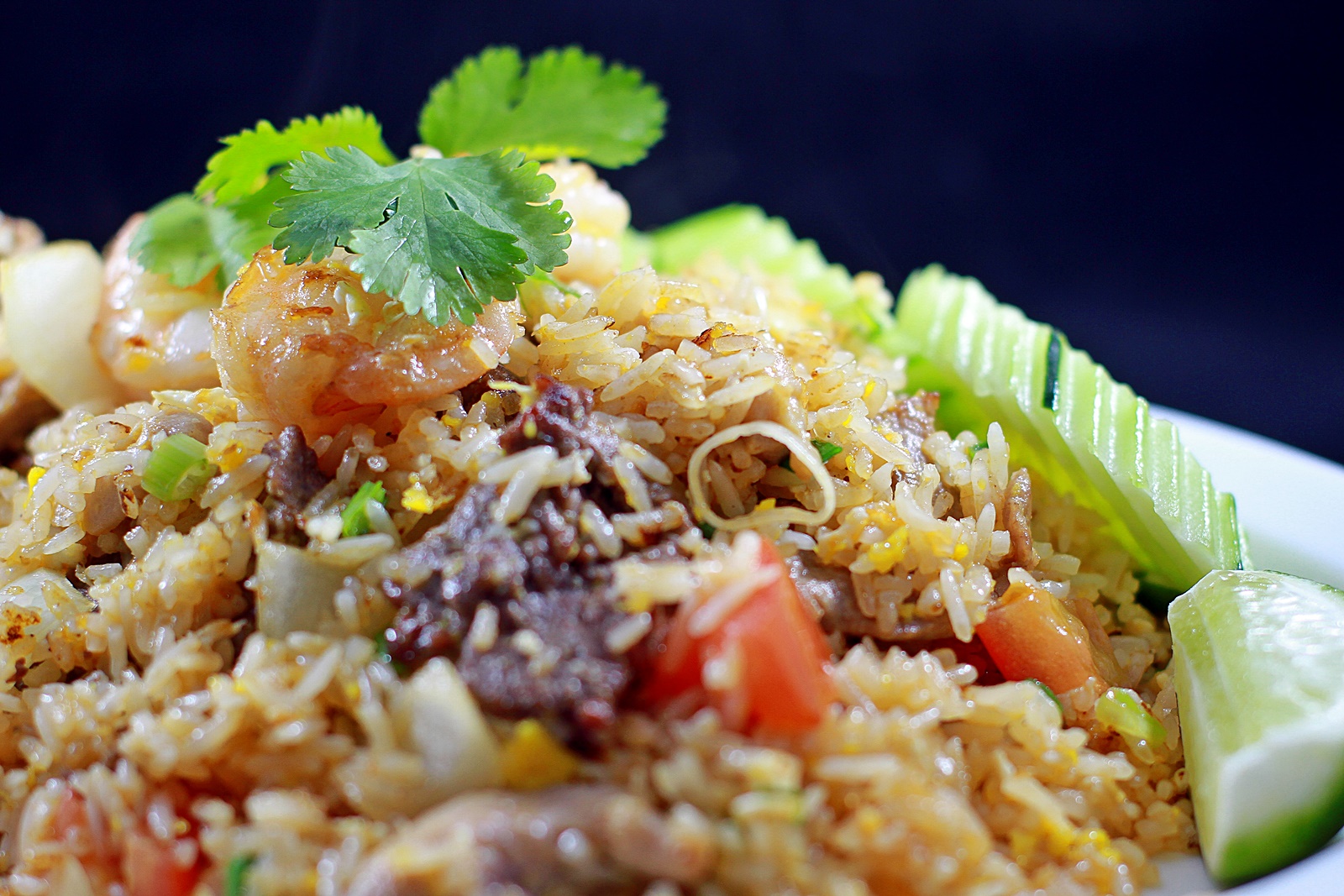 Order Combination Fried Rice food online from Nine Seafood store, Cerritos on bringmethat.com