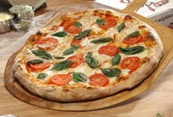 Order Margherita Pizza - Medium 12'' food online from Johnny Pizza store, Marietta on bringmethat.com