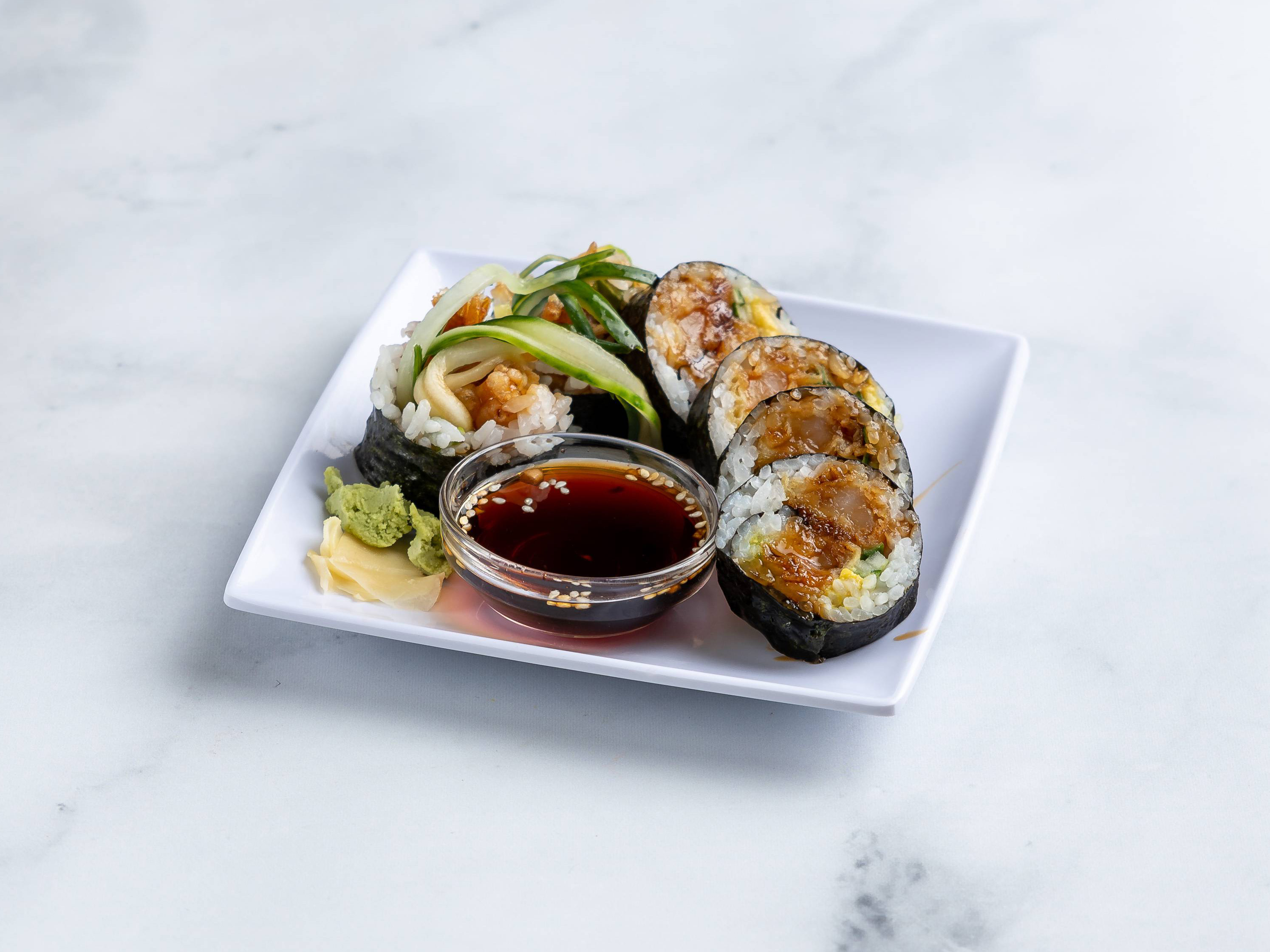 Order M24. Shrimp Tempura Roll food online from Japan Sushi House store, Hampton on bringmethat.com