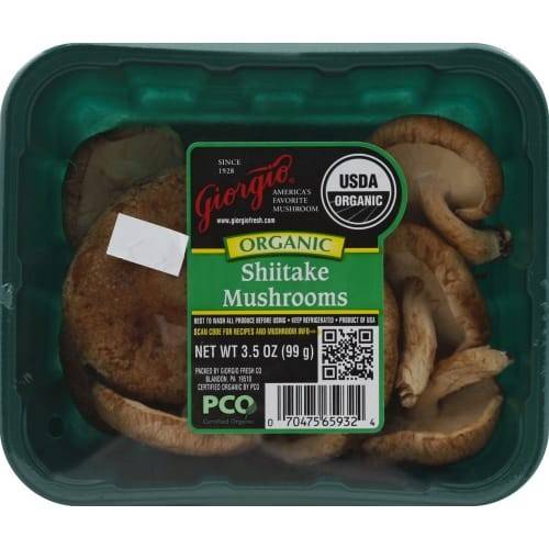 Order Giorgio · Organic Shiitake Mushrooms (3.5 oz) food online from Shaw's store, Concord on bringmethat.com
