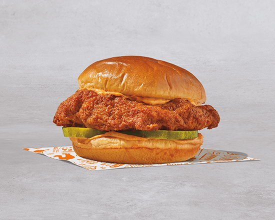 Order NEW Spicy Blackened Chicken Sandwich food online from Popeyes store, Mobile on bringmethat.com