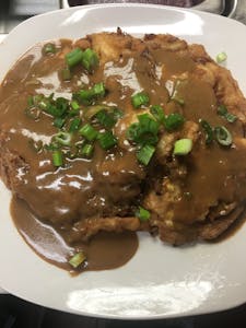 Order L21. Egg Foo Young (Lunch) food online from Lemongrass Cafe store, Louisville on bringmethat.com