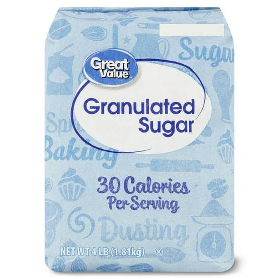 Order Great Value Pure Granulated Sugar food online from Exxon Food Mart store, Port Huron on bringmethat.com
