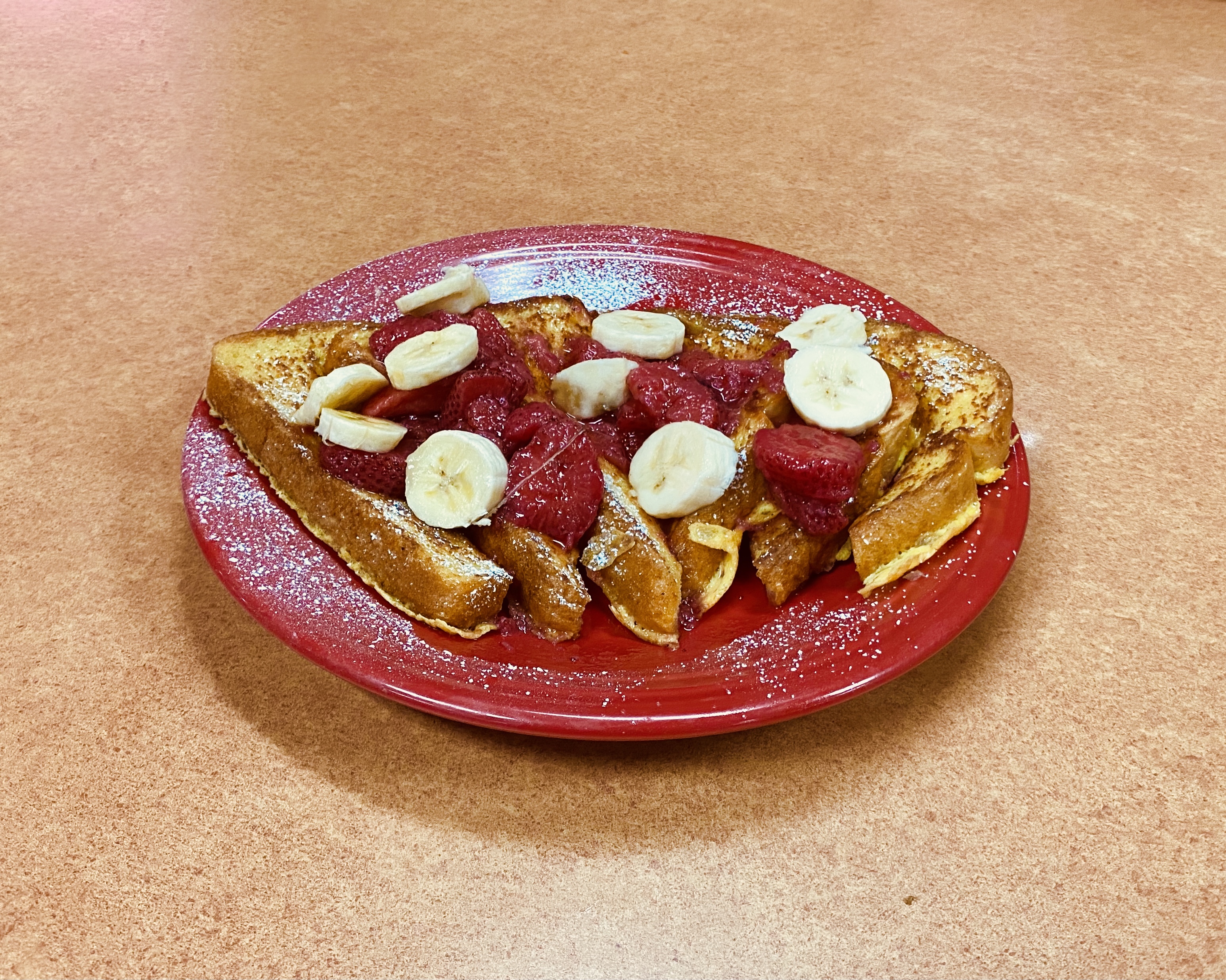 Order Strawberry Banana French Toast food online from The Workz store, Lancaster on bringmethat.com