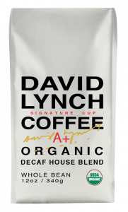 Order David Lynch Signature Cup - Decaf Organic House Blend (12 oz.) food online from Allegro Coffee Company store, Oklahoma City on bringmethat.com