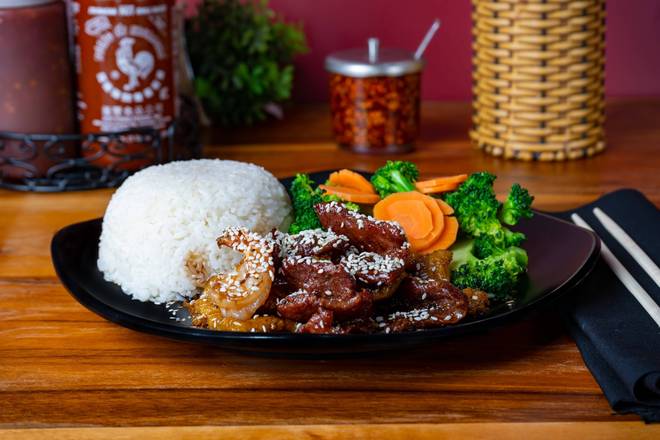 Order 12. Teriyaki and White Rice food online from Pt Pho Express store, Buckeye on bringmethat.com