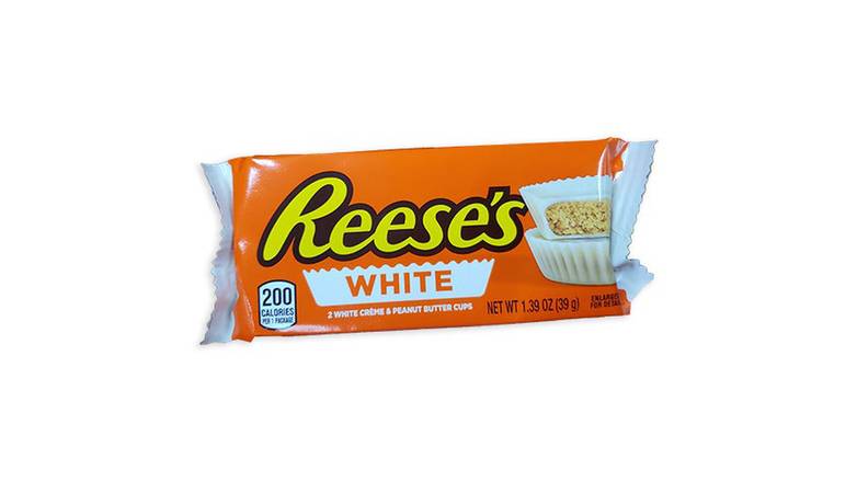 Order Reese'S White Peanut Butter Cups - 2 Pack food online from Trumbull Mobil store, Trumbull on bringmethat.com