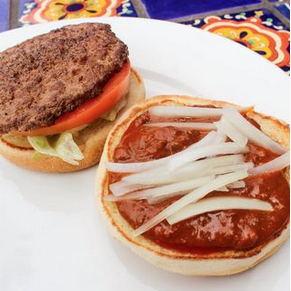 Order Hamburger food online from Yuca's store, Los Feliz on bringmethat.com