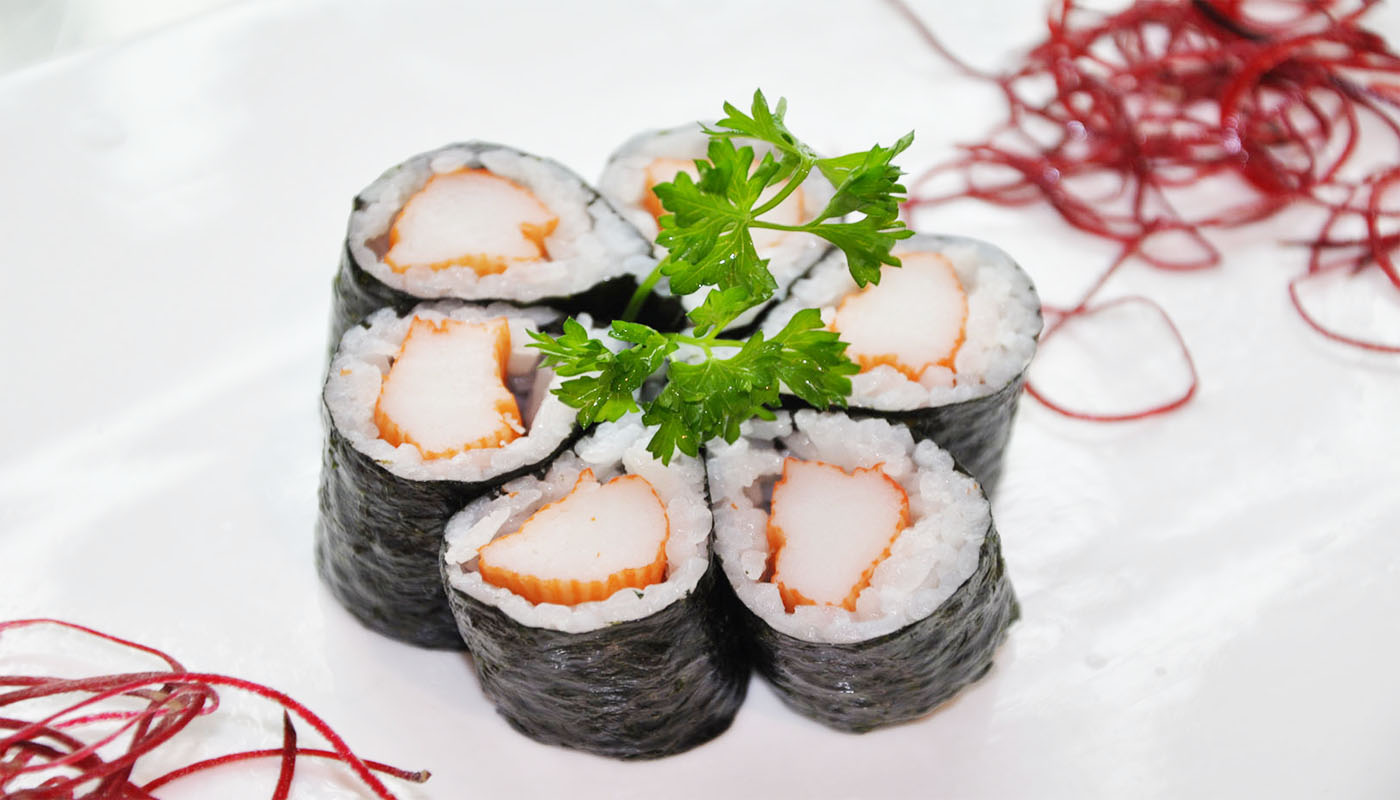 Order Crab Stick Roll food online from Izumi Japanese Restaurant store, Youngstown on bringmethat.com