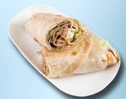 Order Monster Beef Shawarma Wrap food online from Falafel Fix store, Daly City on bringmethat.com