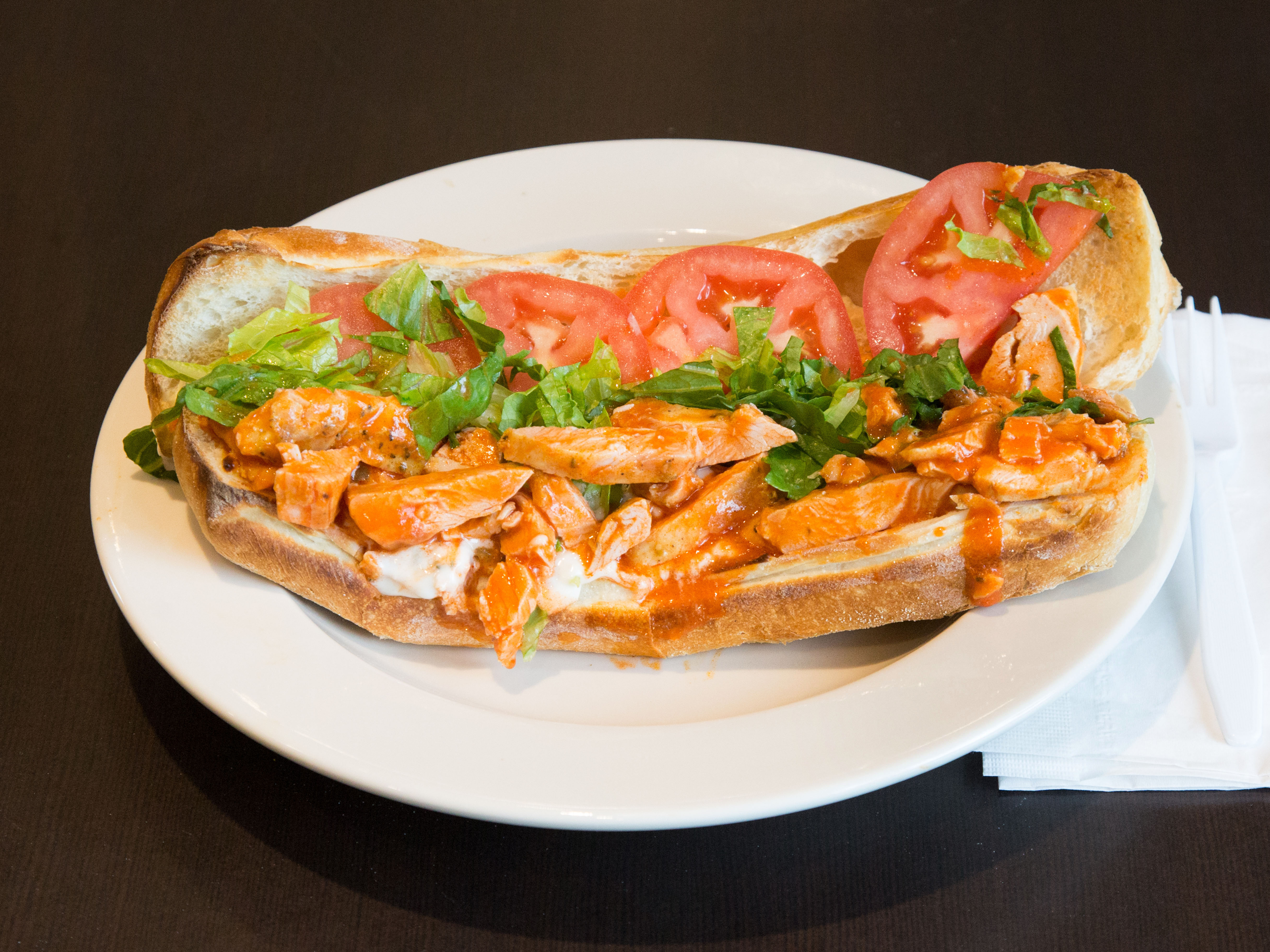 Order Grilled Chicken Club Sandwich food online from Brick Oven Pizza store, New Haven on bringmethat.com