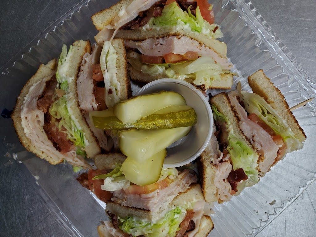 Order Turkey & Ham with Cheese Triple Club - Club food online from Alex Kitchen store, Philadelphia on bringmethat.com