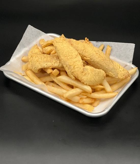Order Fried Fish Basket (4) food online from Carolina Crabhouse store, North Charleston on bringmethat.com