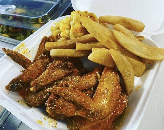 Order 10 pc Wings and Fries  food online from Jacksons Soulfood store, Jonesboro on bringmethat.com