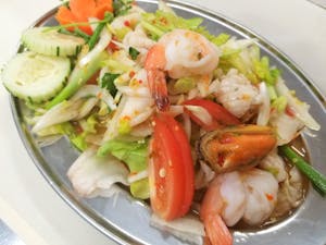 Order Seafood Salad (Yum Talay) food online from Nine Elephants store, Corning on bringmethat.com