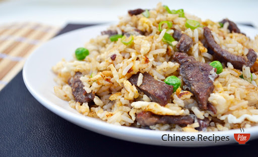 Order 221. Beef Fried Rice food online from Iron Chef store, Phoenix on bringmethat.com