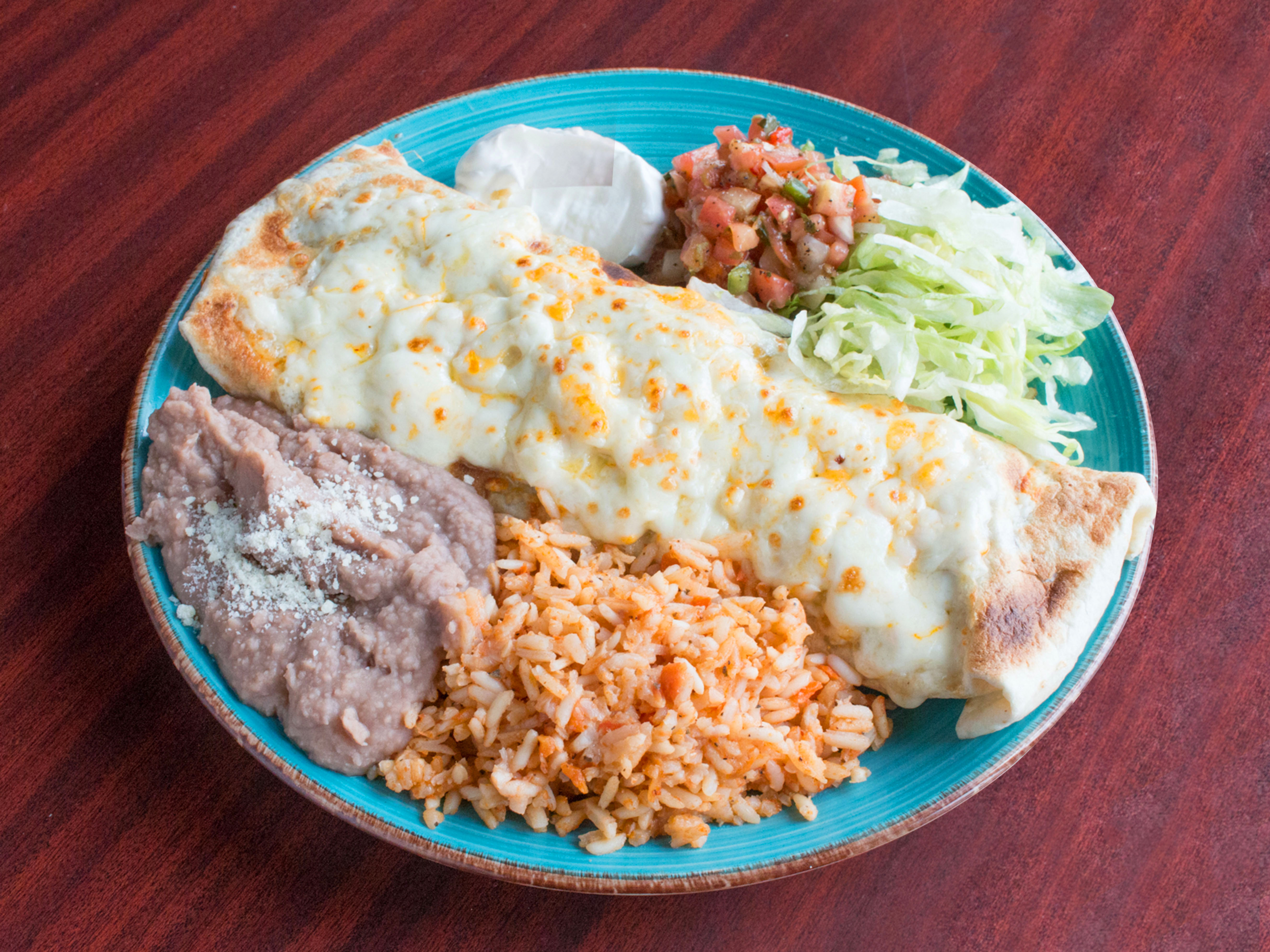 Order Classic Burrito food online from Andale Mexican Grill & Cantina store, Commerce Township on bringmethat.com