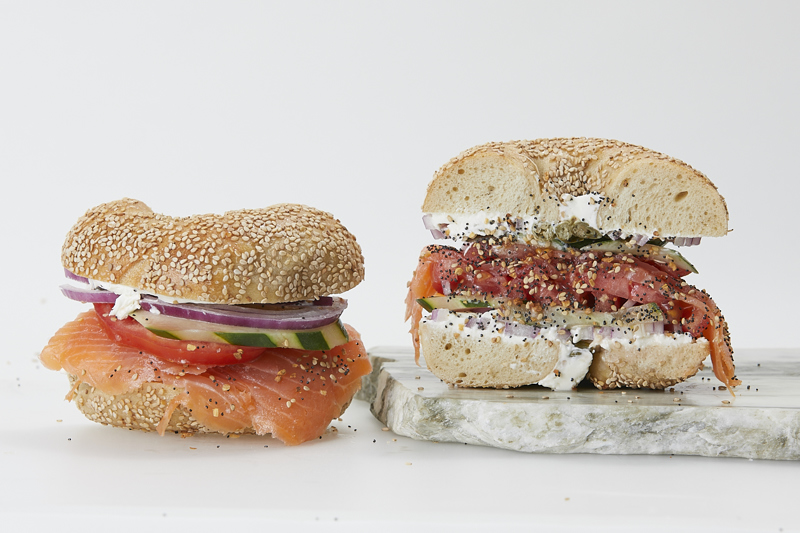 Order Everything Lox Sandwich food online from Murray's Bagels store, New York on bringmethat.com