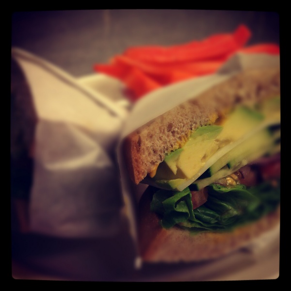 Order Fresh Veggie Sandwich food online from Sweet Savory Cafe & Bakery store, San Dimas on bringmethat.com