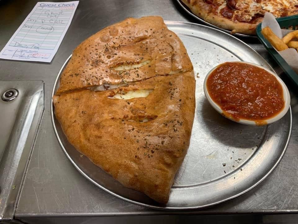 Order Cheesesteak Calzone - Small 10" food online from Italiano Of Kingsport store, Kingsport on bringmethat.com