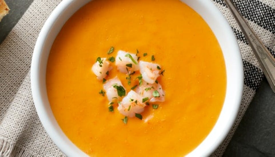 Order Lobster Bisque Soup - Soup food online from Brio Tuscan Grille store, Dayton on bringmethat.com