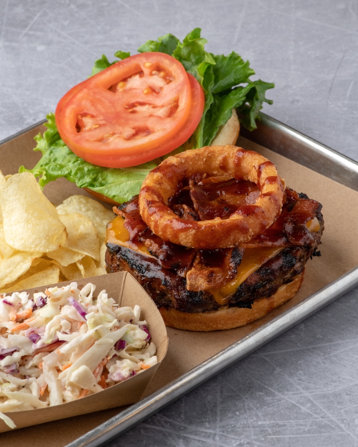Order Smokehouse BBQ Burger food online from Local Smoke Bbq store, Neptune on bringmethat.com