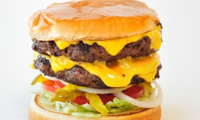 Order Country Fried Burger food online from Mighty Fine Burgers store, Cedar Park on bringmethat.com