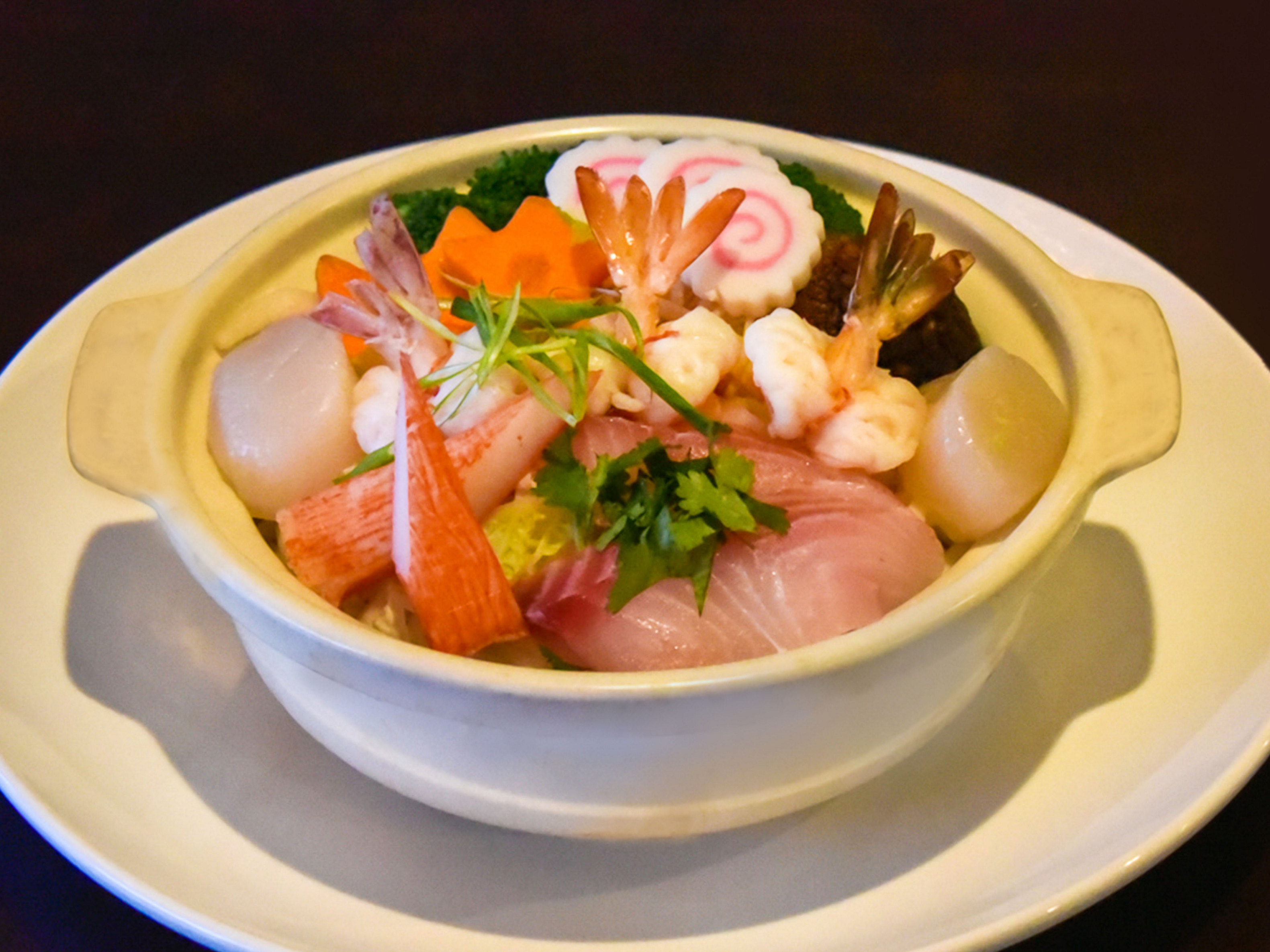 Order Seafood Udon food online from Yume Sushi Restaurant store, Madison on bringmethat.com