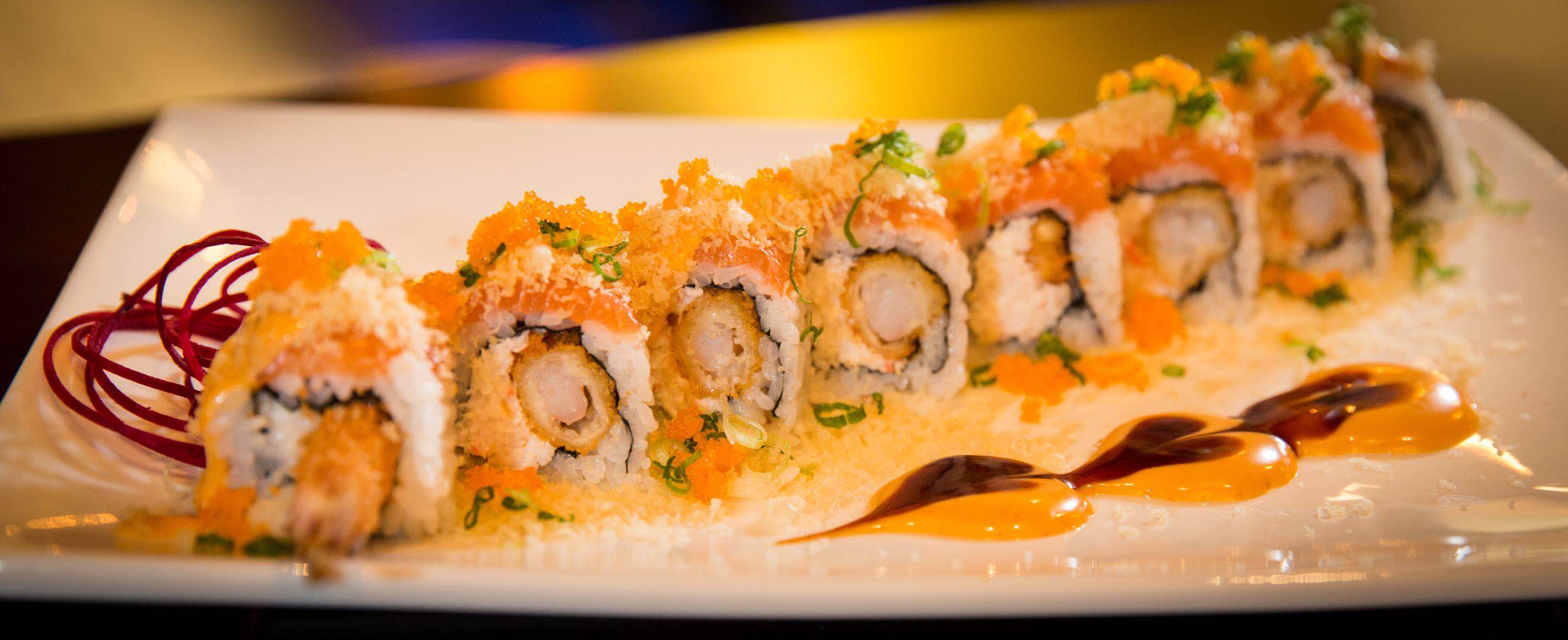 Order Tiger Roll  food online from Mikoto Ramen Bar & Sushi store, Southlake on bringmethat.com