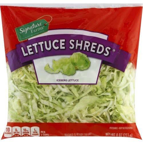 Order Signature Farms · Iceberg Lettuce Shreds (8 oz) food online from Carrs Express store, Wasilla on bringmethat.com