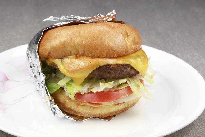 Order Cheese Burger food online from Amazing Wings store, Stone Mountain on bringmethat.com