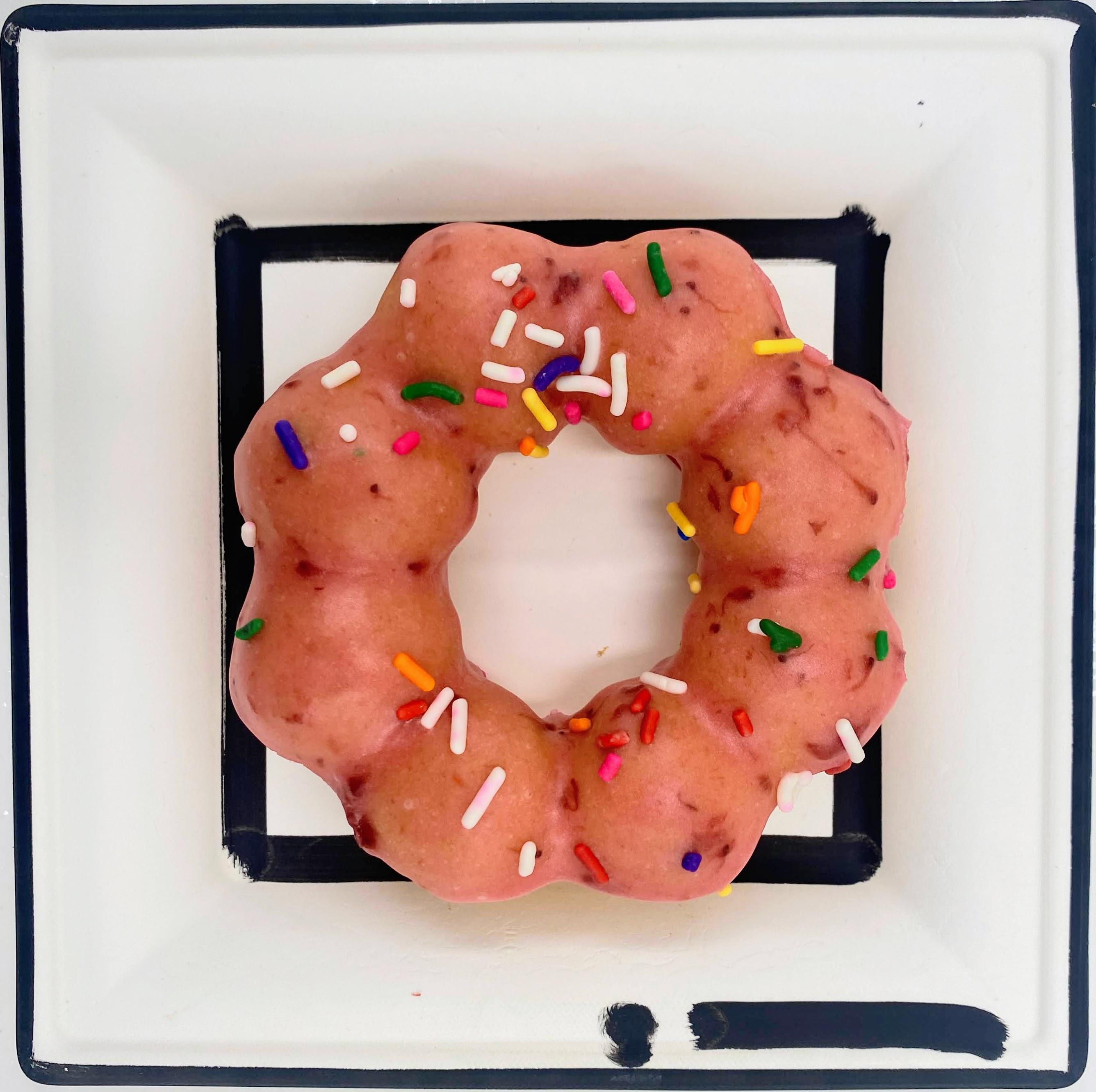 Order Strawberry Sprinkle Mochi Donut food online from 2d Restaurant store, Chicago on bringmethat.com