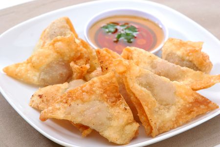 Order Fried Wonton food online from Thai Fiesta Cafe store, Paramount on bringmethat.com