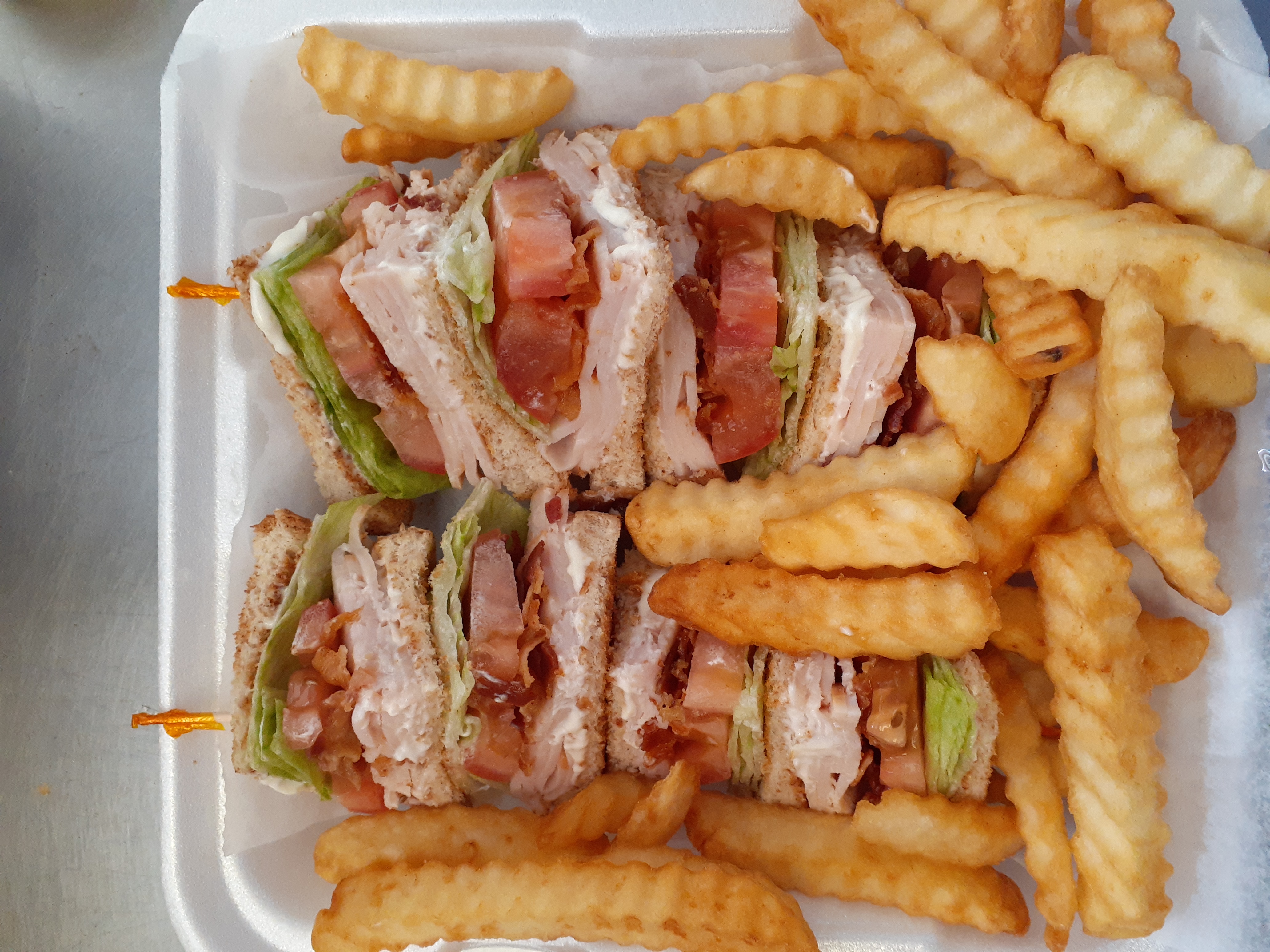 Order All American Club Sandwich food online from Patriot Eatery & Pizzeria store, Dayton on bringmethat.com