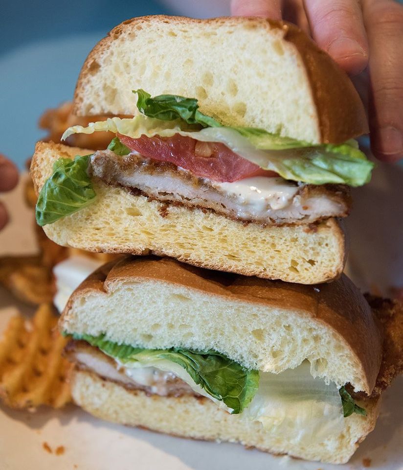 Order CHICKEN RANCH Sandwich  food online from Tick tock diner ny store, New York on bringmethat.com