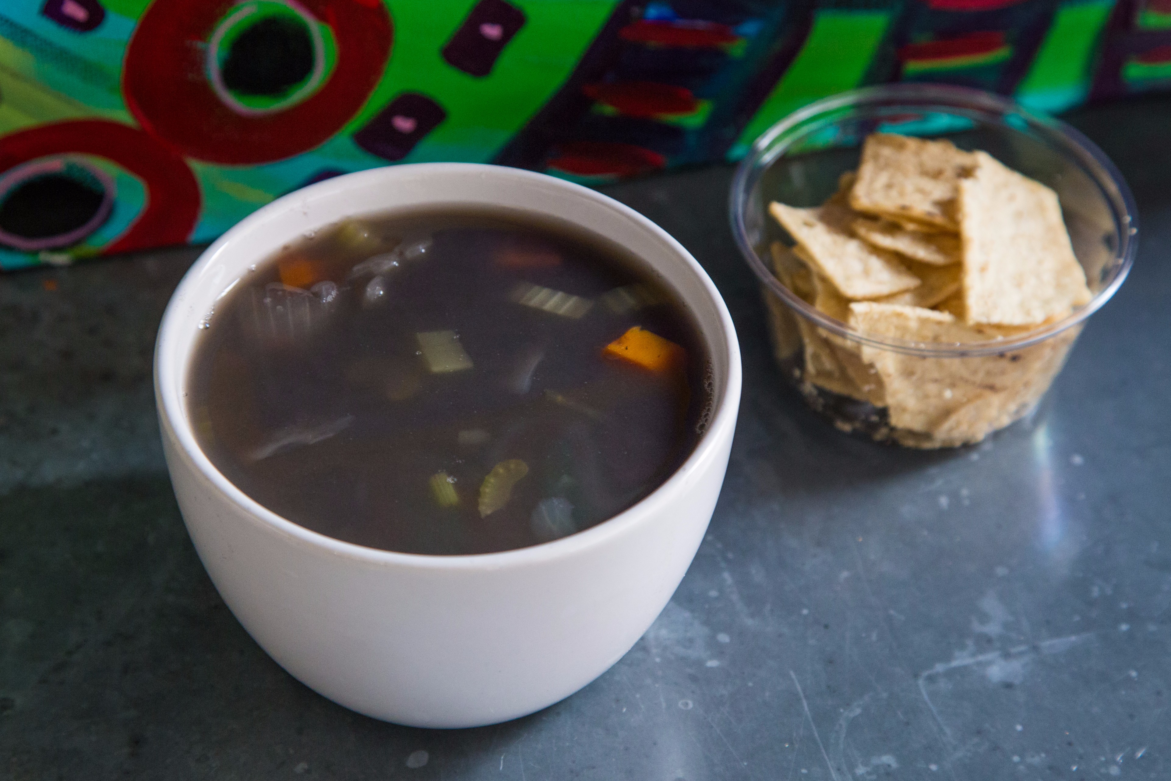 Order 34. Black Bean Soup food online from Al horno lean mexican kitchen catering store, New York on bringmethat.com